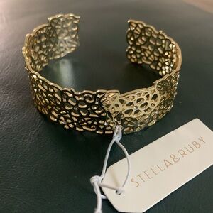 Stella & Ruby Gold Filigree Bracelet